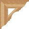 Ekena Millwork Olympic Traditional Rough Sawn Bracket, Western Red Cedar, 6"W x 22"D x 22"H BKT06X22X22OLY01RWR - alternate 2